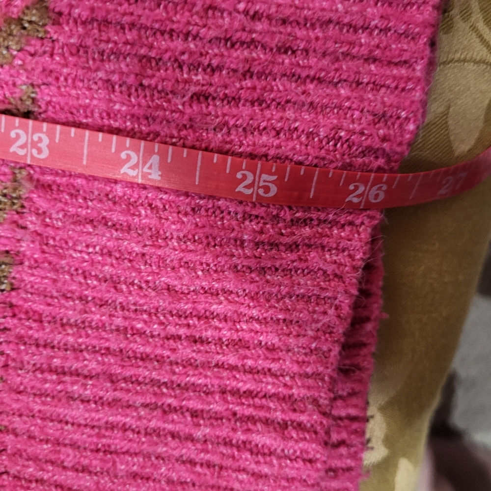 Maurices Pink and Brown Plaid Knit Button Down Cardigan Sz 4X *3/$30 Sale* - Picture 5 of 5